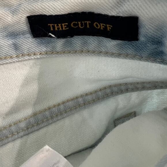 Lucky Brand The Cutoff bleached raw hem denim jeans shorts Size 6/28 - Picture 4 of 16